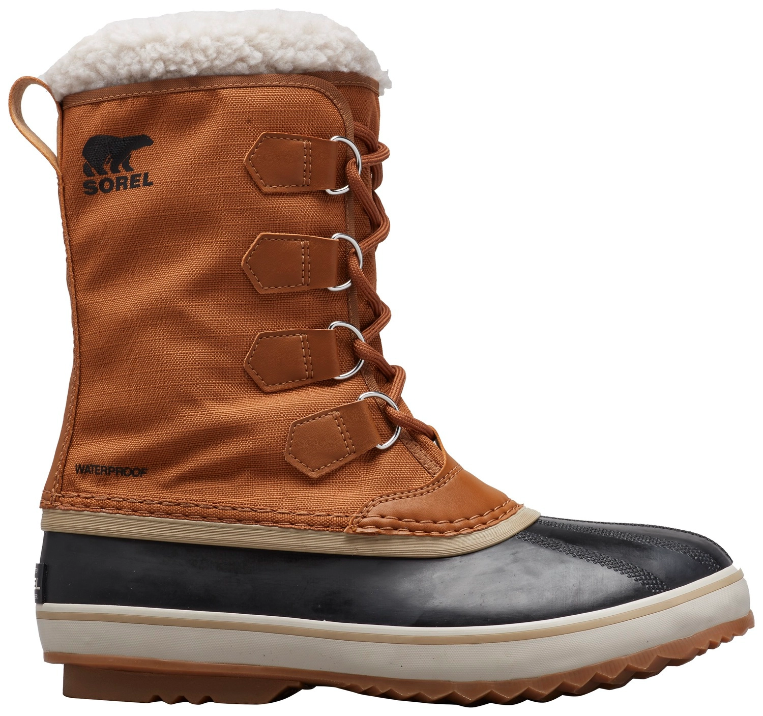 Sorel Men 1964 Pac Nylon Camel Brown Black