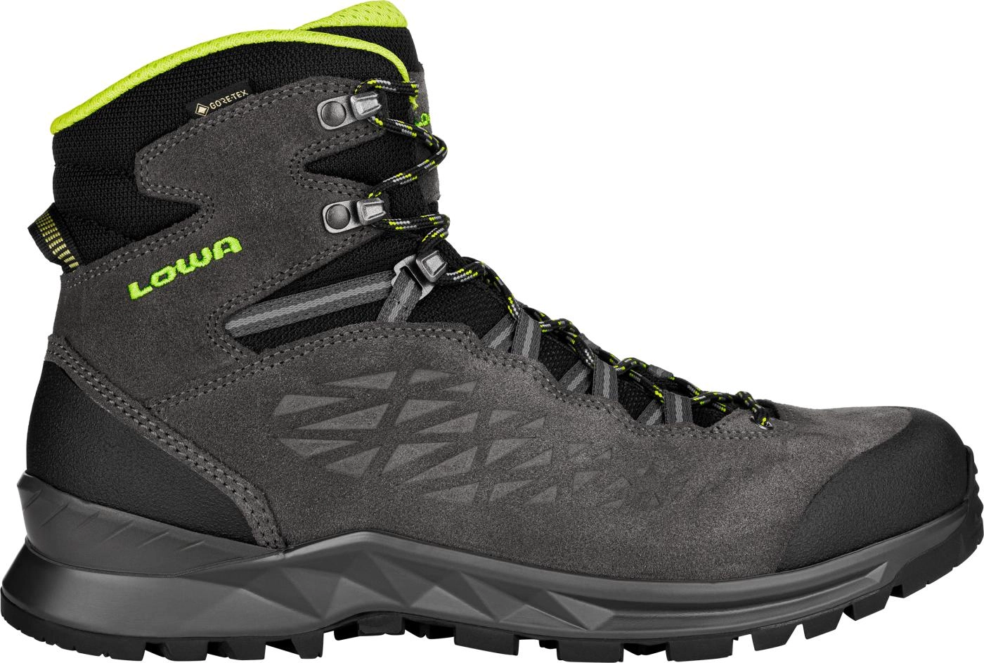 Wandelschoen Lowa Men Explorer II GTX Mid Anthracite Lime 3 Wandelschoen Lowa Men Explorer II GTX Mid Anthracite Lime