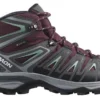Wandelschoen Salomon Women X Ultra Pioneer Mid GTX Wine Tasting Magnet Granite Green -Schoenen Winkel 1x ultra pioneer mid gtx w