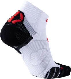 Sokken Uyn Men Run Super Fast White Red -Schoenen Winkel 2 s100065 w118 back
