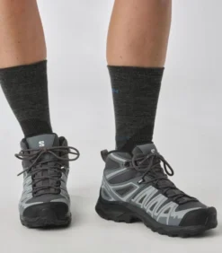 Wandelschoen Salomon Women X Ultra Pioneer Mid GTX Ebony Stormy Weather Wine Tasting -Schoenen Winkel 3 salomon x ultra pioneer mid gtx ebony stormy 2