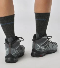 Wandelschoen Salomon Women X Ultra Pioneer Mid GTX Ebony Stormy Weather Wine Tasting -Schoenen Winkel 4 salomon x ultra pioneer mid gtx ebony stormy 3