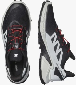 Trailrunning Schoen Salomon Men Supercross 4 Black White Fiery Red 14 Trailrunning Schoen Salomon Men Supercross 4 Black White Fiery Red -Schoenen Winkel 5 salomon supercross 4 black white fiery red 4
