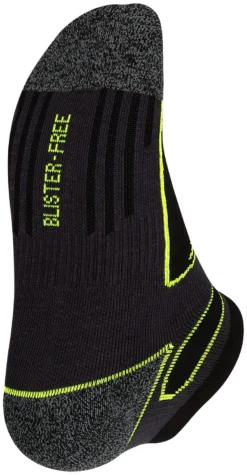 Sportsokken Avento Heren Zwart Fluorgeel (2-pack) -Schoenen Winkel 74OS ZFG onder