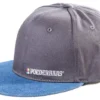 Pet Poederbaas Men Snapback Logo Donkergrijs Blauw -Schoenen Winkel CP01001
