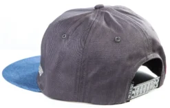 Pet Poederbaas Men Snapback Logo Donkergrijs Blauw -Schoenen Winkel CP01001 2