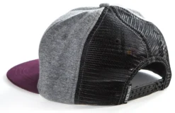 Pet Poederbaas Men Snapback Embleem Grijs Bordeauxrood -Schoenen Winkel CP01002 2