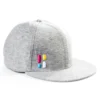 Pet Poederbaas Men Snapback Embleem Lichtgrijs -Schoenen Winkel CP01006
