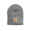Muts Carhartt Men Acrylic Knit Hat Heather Grey 1 Muts Carhartt Men Acrylic Knit Hat Heather Grey -Schoenen Winkel EU A205 HGY