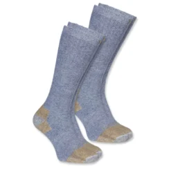 Sokken Carhartt Men Steel Toe Boot Sock Gray (2 Paar) -Schoenen Winkel EU A555 2 GRY
