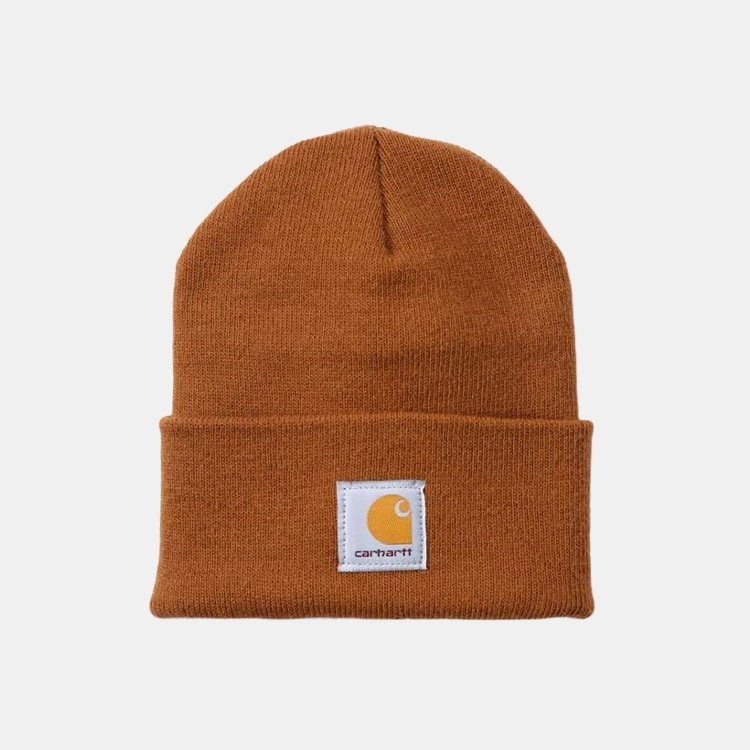 Muts Carhartt Men Acrylic Watch Hat Brown 4 Muts Carhartt Men Acrylic Watch Hat Brown - Afbeelding 2