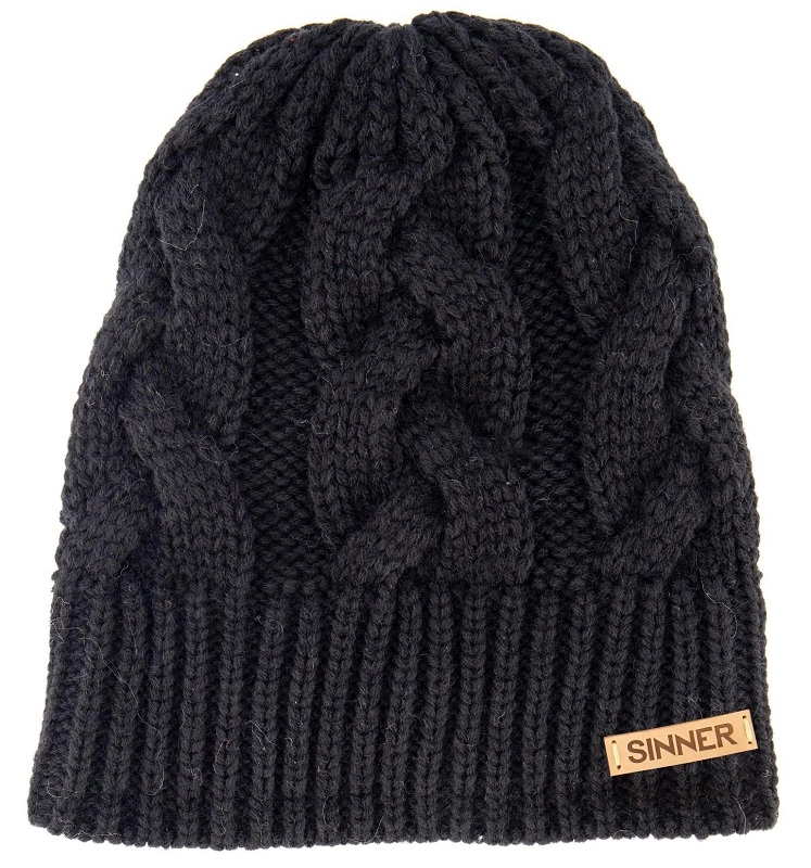 Muts Sinner Cable Beanie Zwart 3 Muts Sinner Cable Beanie Zwart