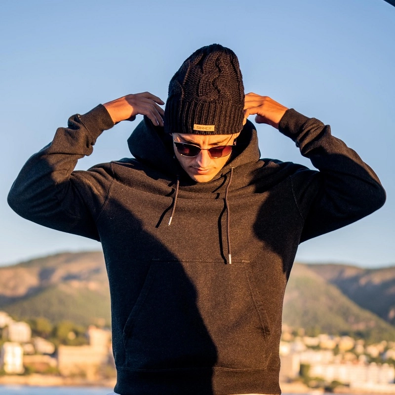 Muts Sinner Cable Beanie Zwart 7 Muts Sinner Cable Beanie Zwart - Afbeelding 5