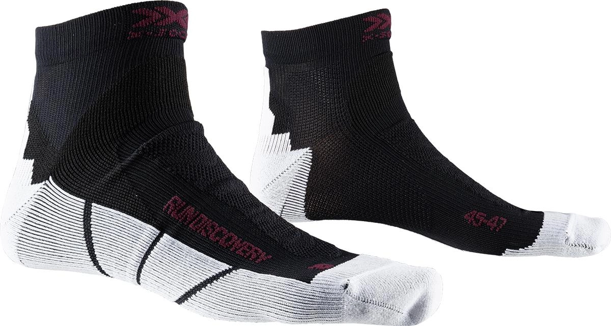 Hardloopsokken X-Socks Men Run Discovery Black White 3 Hardloopsokken X-Socks Men Run Discovery Black White