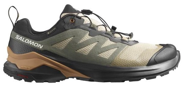 Trailrunning Schoen Salomon Men X-Adventure GTX Safari Black Sugar Almond 3 Trailrunning Schoen Salomon Men X-Adventure GTX Safari Black Sugar Almond