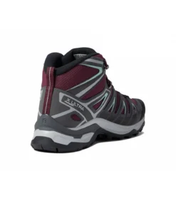 Wandelschoen Salomon Women X Ultra Pioneer Mid GTX Wine Tasting Magnet Granite Green -Schoenen Winkel x ultra pioneer mid gtx w 3