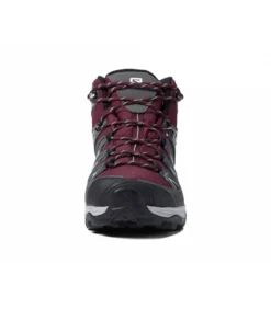 Wandelschoen Salomon Women X Ultra Pioneer Mid GTX Wine Tasting Magnet Granite Green -Schoenen Winkel x ultra pioneer mid gtx w 5